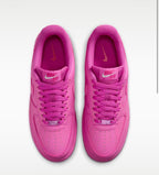 Custom hot pink airforce ones with crystals