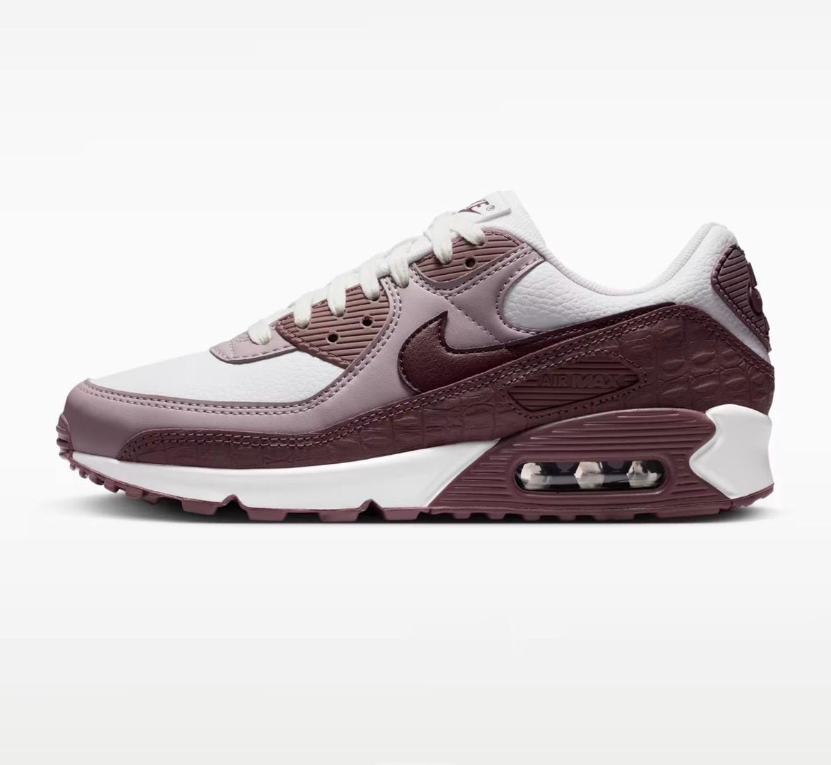 Womens burgundy bling air max 90