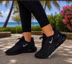 Women’s black Nike Air max 270 with Swarvoski crystals