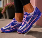 Womens pink and purple Bling Zoom Vomero 5 with Swarvoski crystals