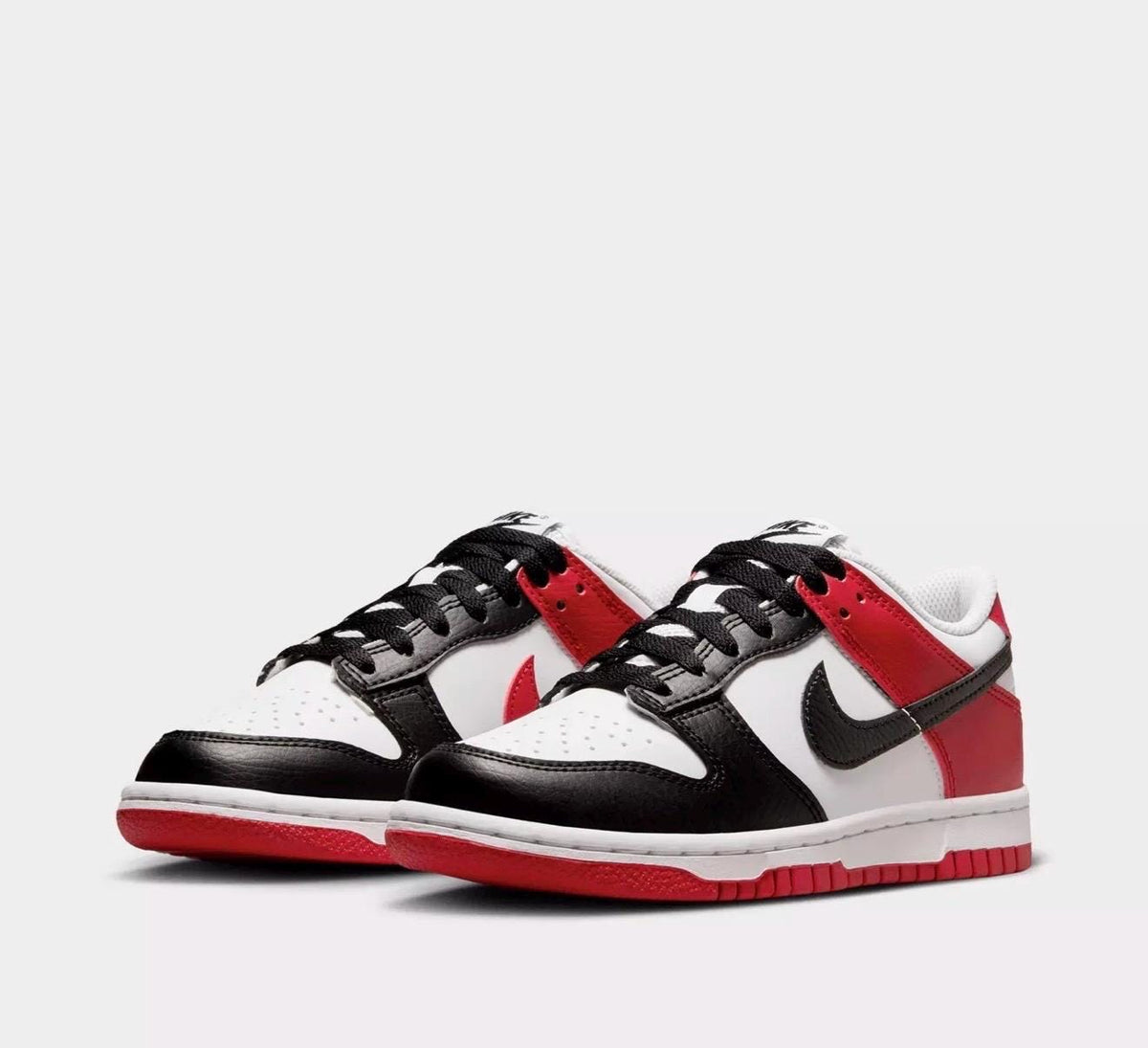 NEW! Black and red dunk low with Swarovski crystals