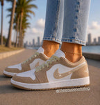 Womens Air Jordan 1 low with Swarovski crystals