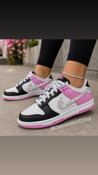 NEW! Womens/Big kids dunk low with Swarovski crystals