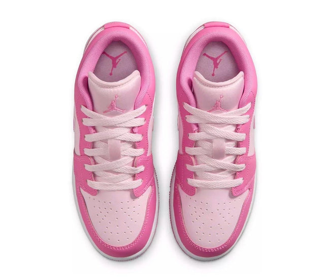 New!!! Bling Pink Jordan 1  with Swarvoski crystals Main Image