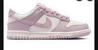 Womens/Girls light purple dunks with Swarvoski crystals