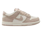 Custom bling cream suede dunks with Swarvoski crystals